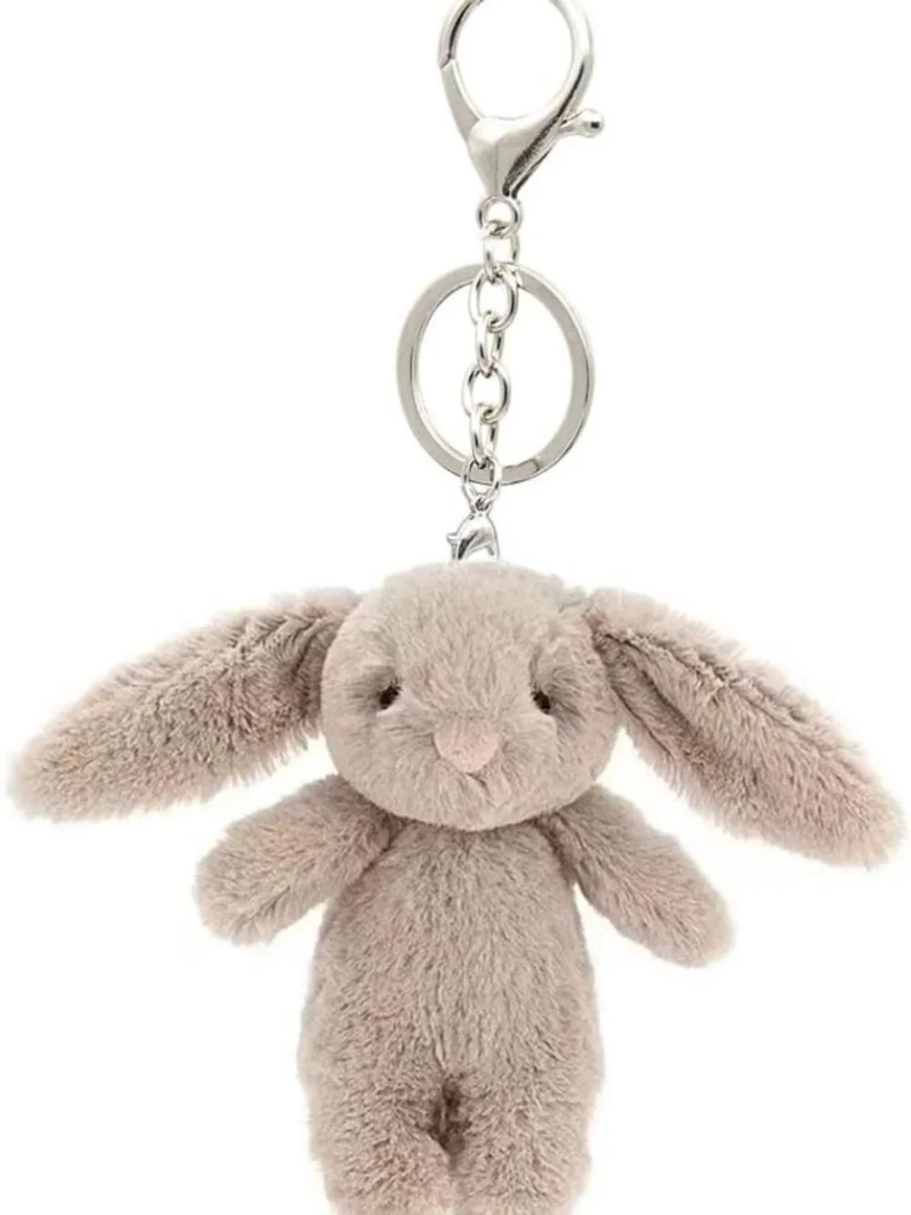 Adorable Mini Bunny Plush Keychain for Backpack - 3.5